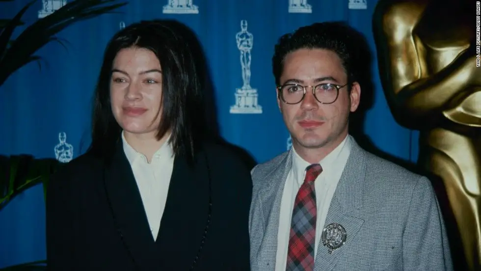 Robert Downey Jr and Deborah Falconer