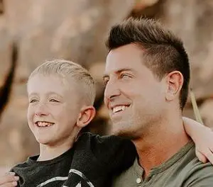 Jeremy Camp with his Son (Egan Thomas Camp)