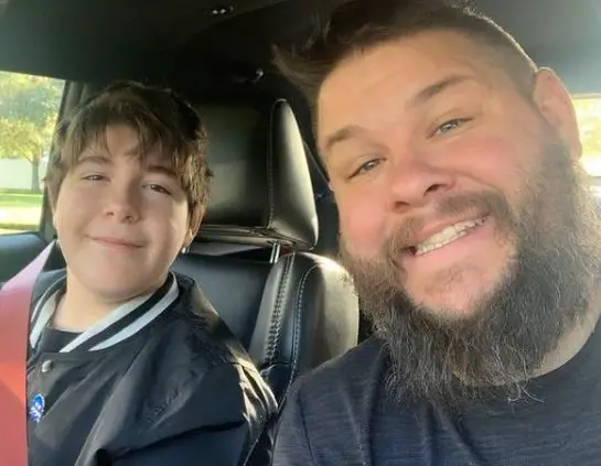 Kevin Owens and his Son (Owen Steen)