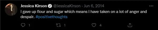 Jessica Kirson tweet