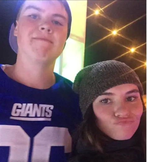 Madeline Carroll with her brother Dylan Carroll.