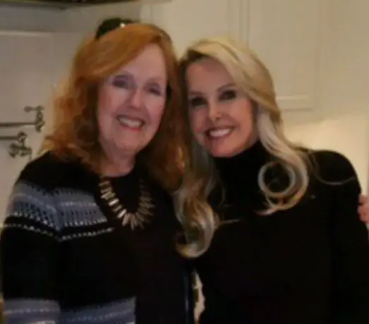 Linda Holliday with her mother