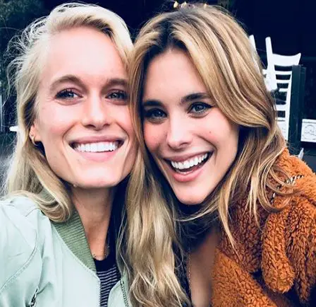 Kate Merrill with her sister Susie Abromeit