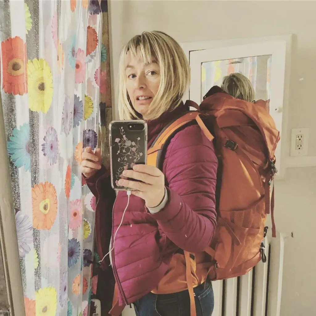 Lucy DeCoutere loves traveling.