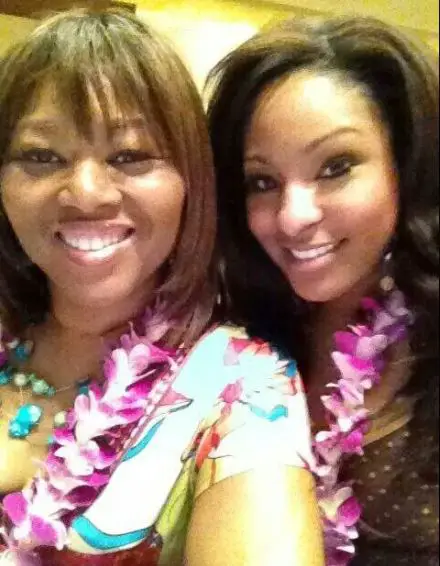 Maurielle Lue with her mother Hiedi Lue