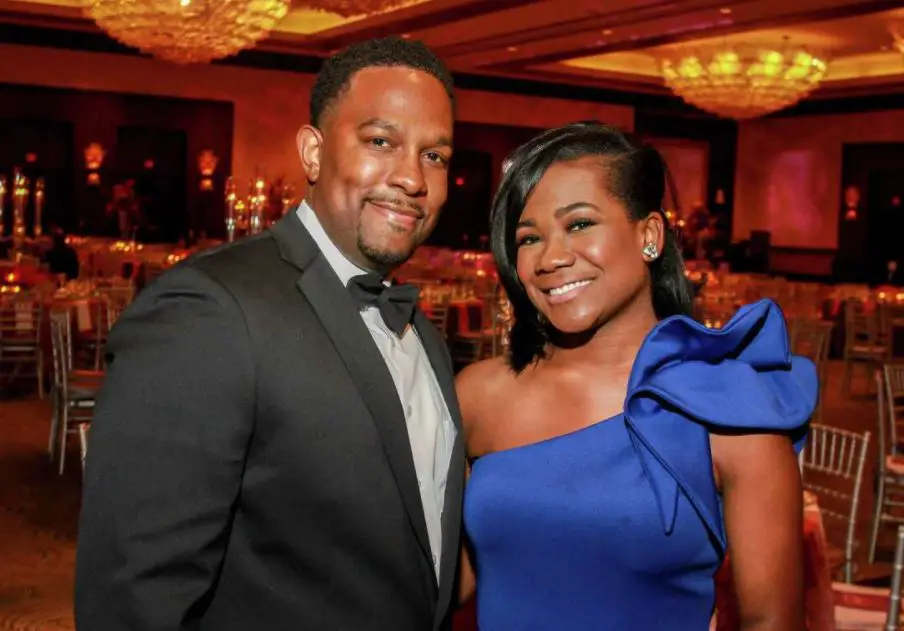 Samica Knight with her husband