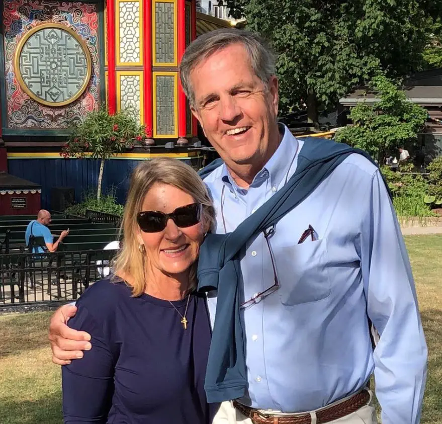 Brit Hume with his wife Kim Hume