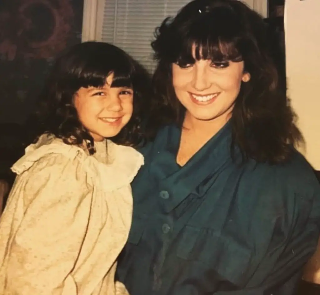 Courtney Khondabi with her mother