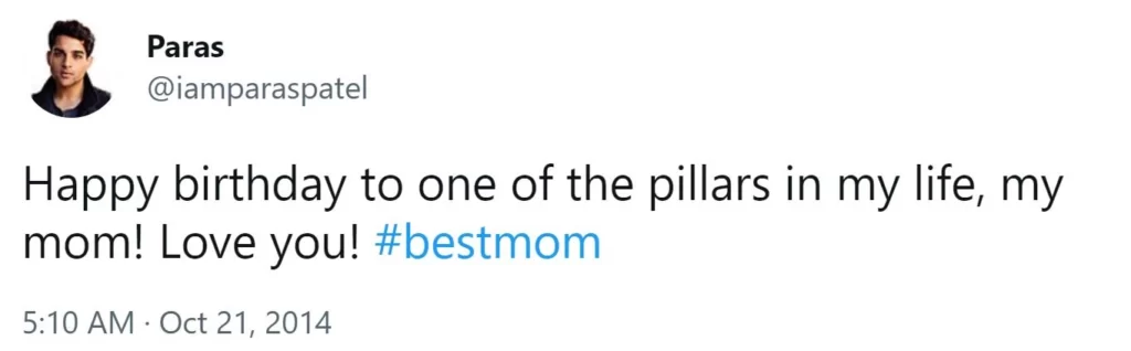 Paras-Patel-shares-a-birthday-wish-post-of-his-mom-on-Twitter