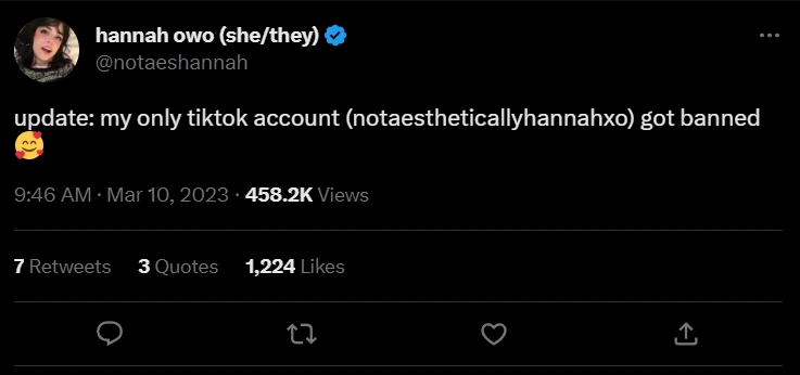 Hannah-Owo-tweets-on-her-TikTok-account-getting-banned