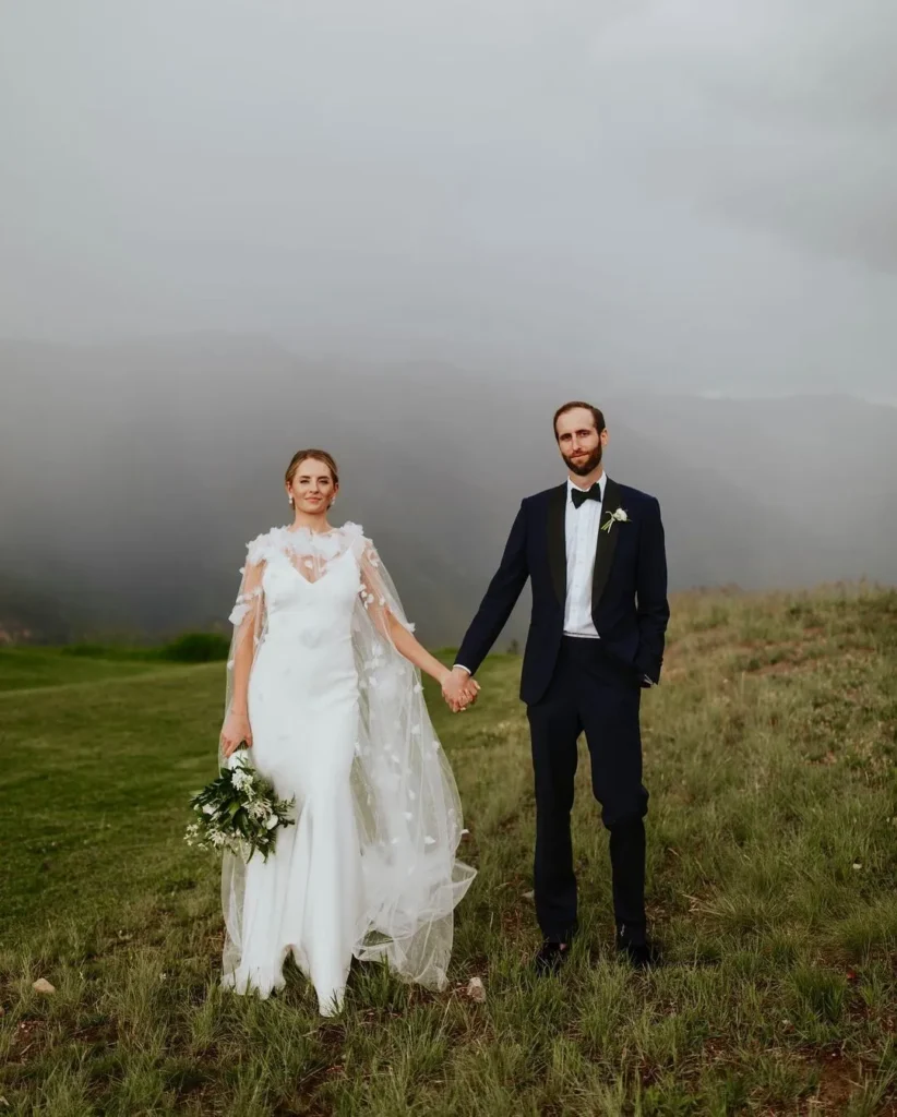 martin-and-her-husband-during-their-wedding-at-Colorado-mountains