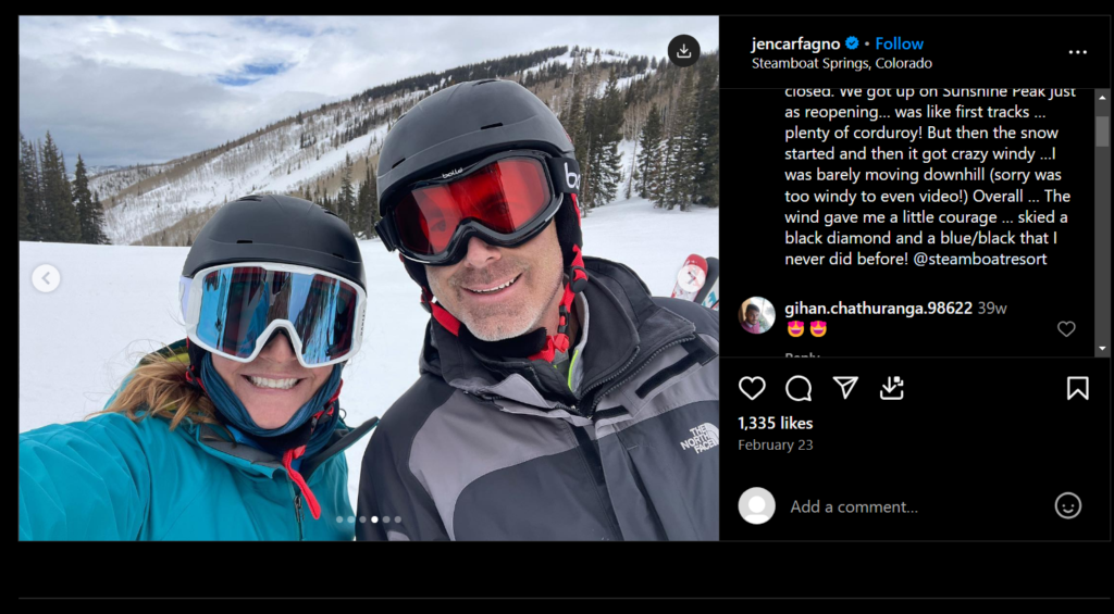 jen-carfago-enjoying-ski-trip-with-her-husband-and-kids