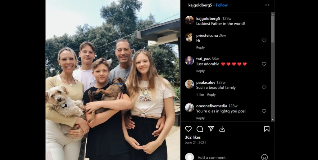 goldberg-and-his-wife-are-proud-and-luck-parents-of-their-three-chidlren