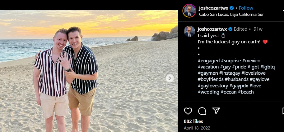 Josh-Cozart-got-engaged-to-his-boyfriend
